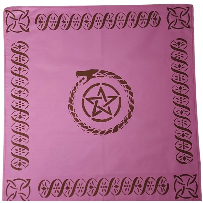 Ouroboros Pentacle Altar Örtüsü