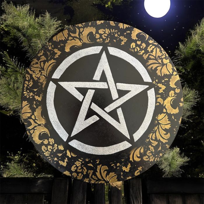 Çift Taraflı Altar Plakası ve Sarkaç Tahtası Pentagram