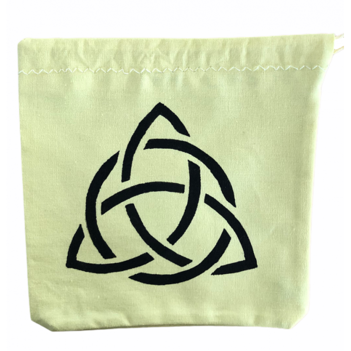 Sarı Triquetra Kese