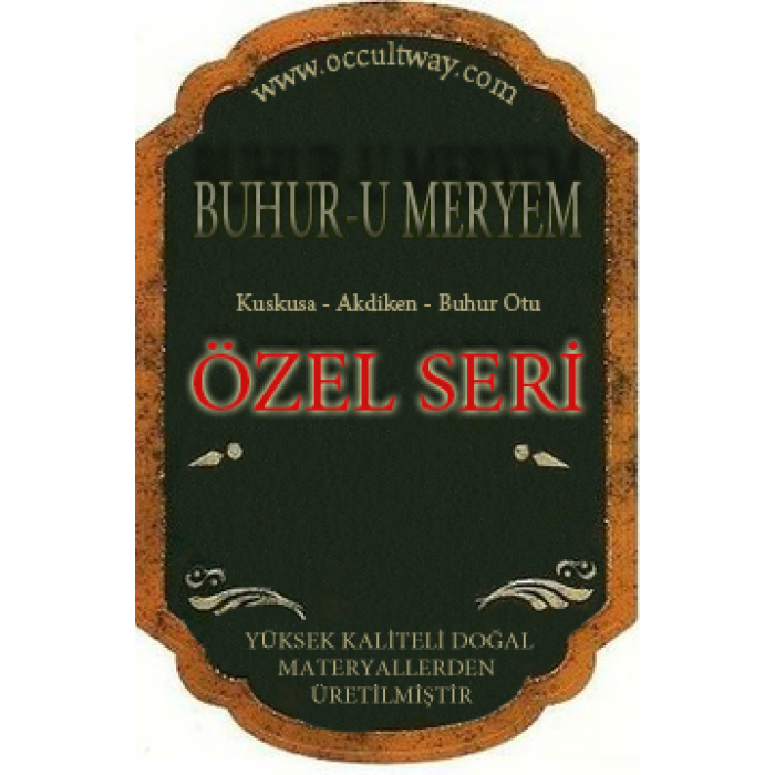 Buhur-u Meryem / Kust