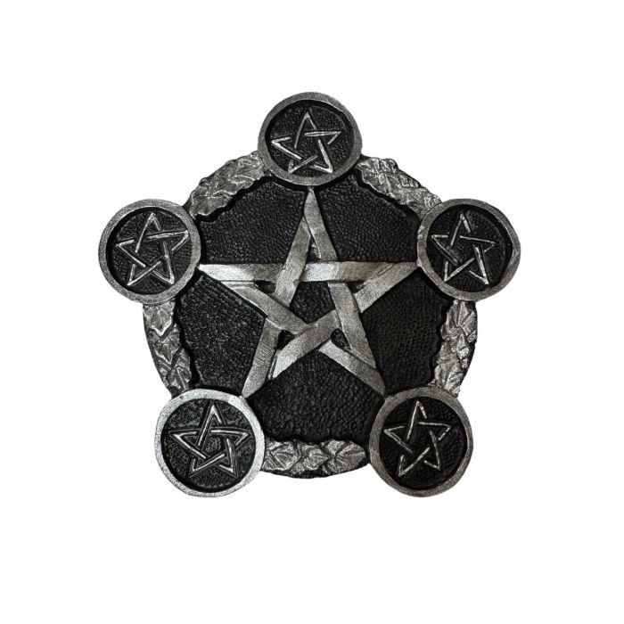 Pagan Wiccan Pentagram 5'li Tealight Mumluk