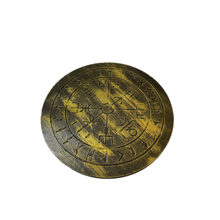 Vegvisir Rune Plaka Dekor
