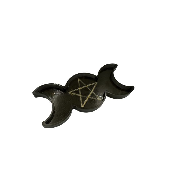 Pentagram Triple Moon Altar Dekoru Üçlü Ay