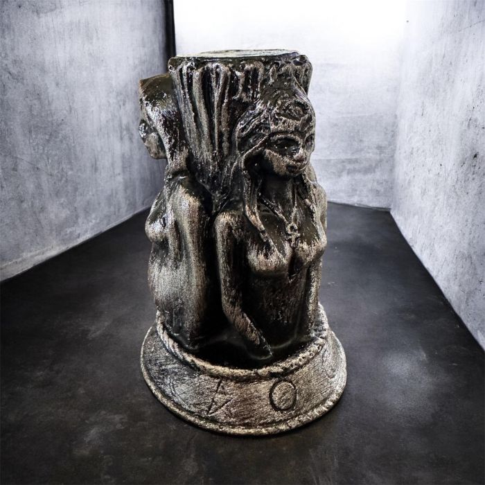 Üçlü Tanrıça Figürlü Dekoratif Obje