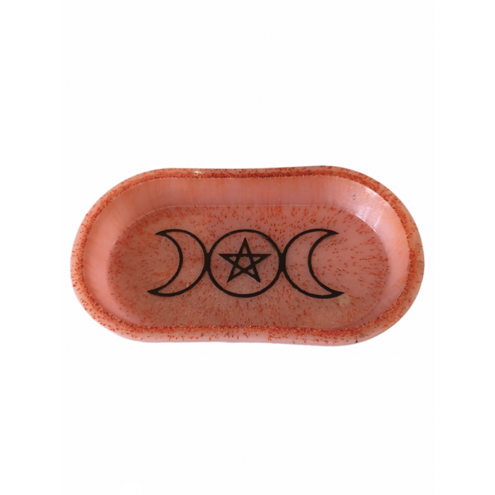 Pembe Triple Moon Altar Tabağı