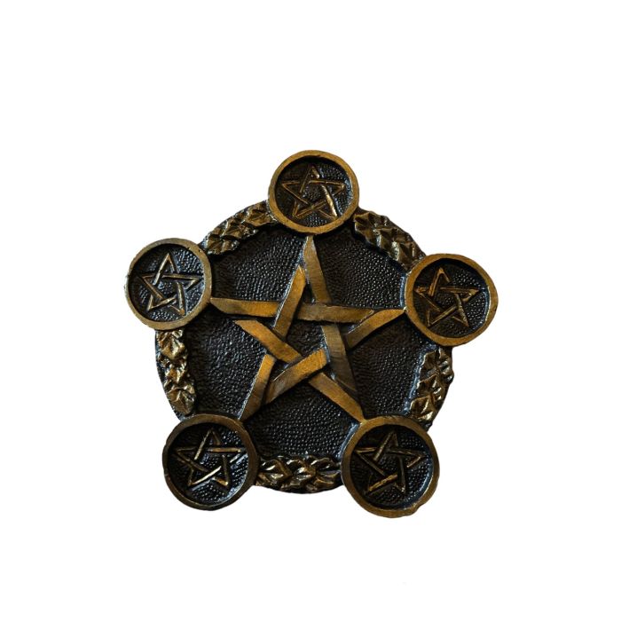 Pagan Wiccan Pentagram 5'li Tealight Mumluk