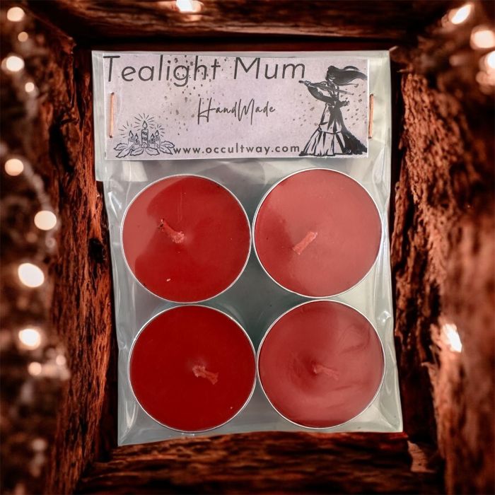Dörtlü Kırmızı Tealight Mum