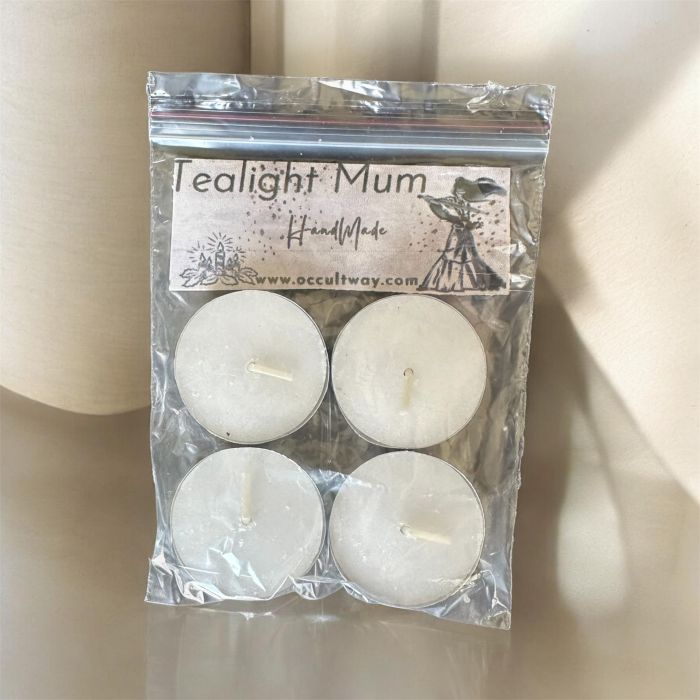 Dörtlü Beyaz Tealight Mum