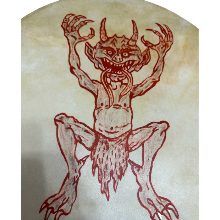 Sonsuz Bilgeliğin Büyük Şeytanı Şaman Davulu - 44 cm