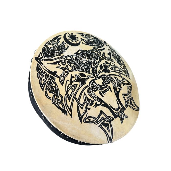Tokmaksız Şaman Davulu - 45 cm Kaplan