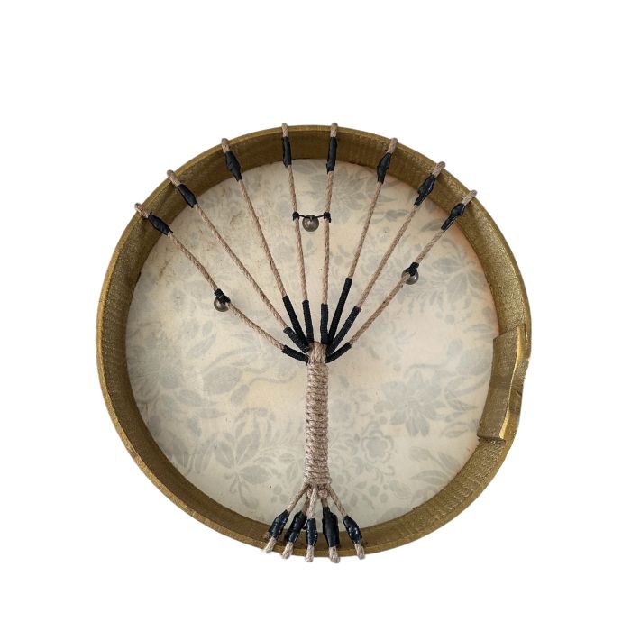 Tokmaksız Şaman Davulu - 45 cm Floral