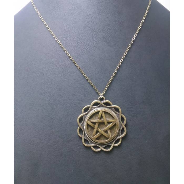 Bronz Pentacle Kolye