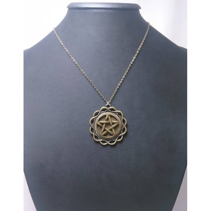 Bronz Pentacle Kolye