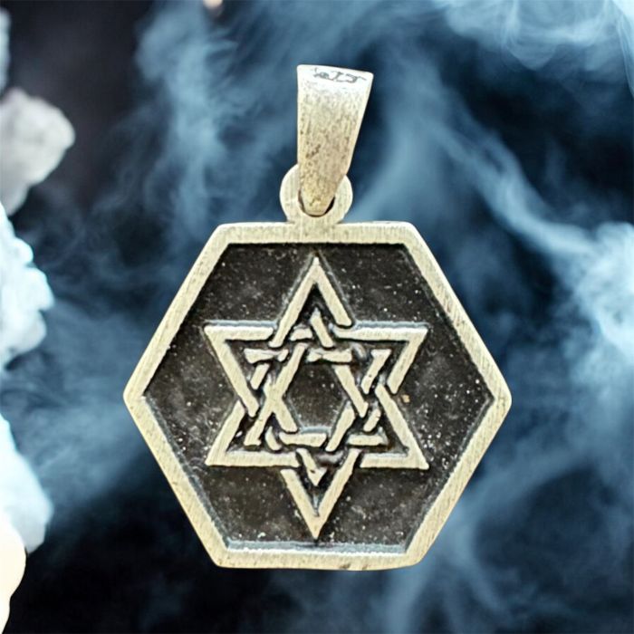 Hexagram 925 Gümüş Kolye Ucu