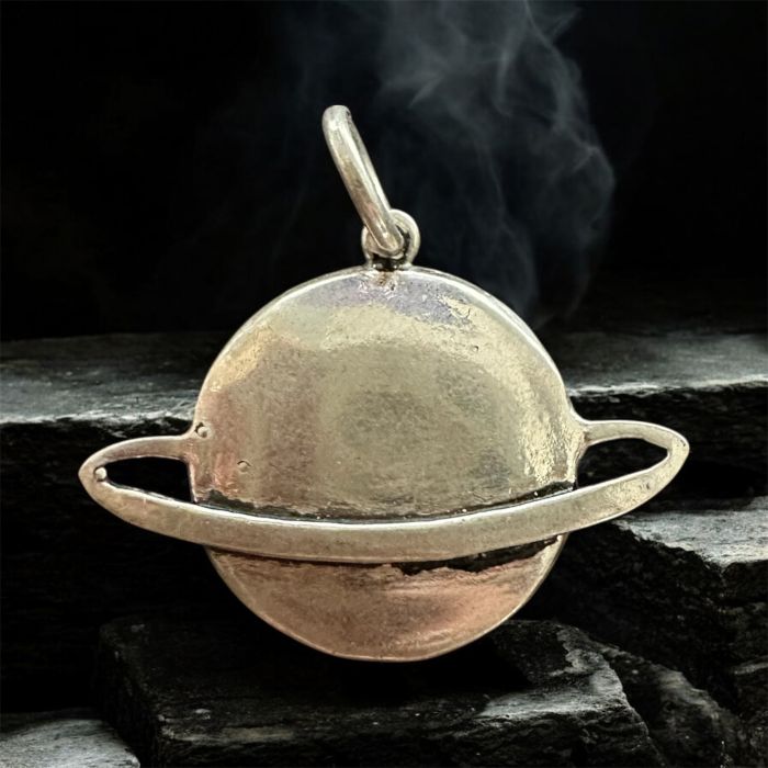 Satürn 925 Gümüş Kolye Ucu