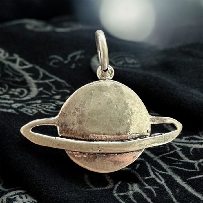 Satürn 925 Gümüş Kolye Ucu