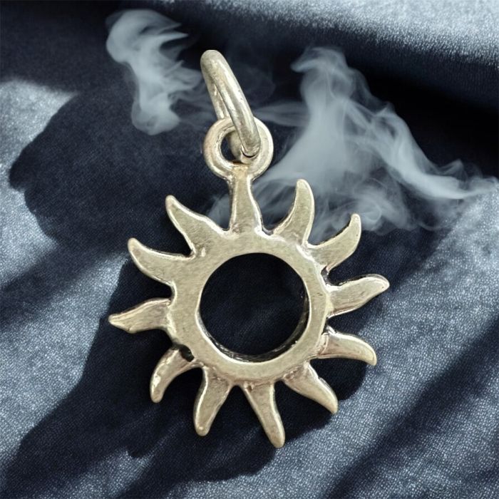 Güneş 925 Gümüş Kolye Ucu