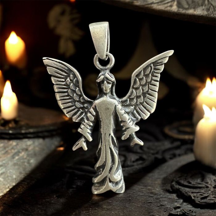 Erkek Melek 925 Gümüş Kolye Ucu