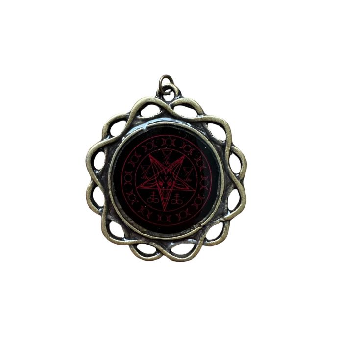 Satan Pentacle Kolye Ucu