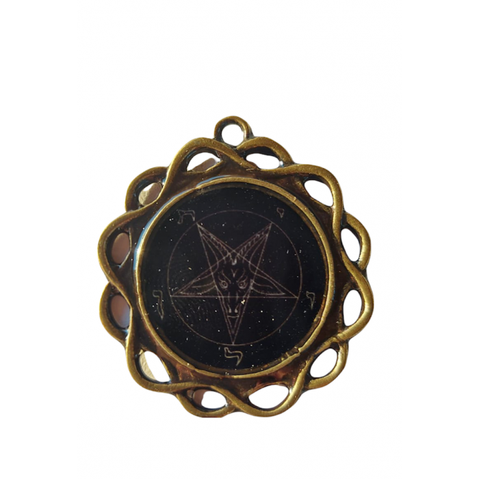 Satan Pentacle Kolye Ucu