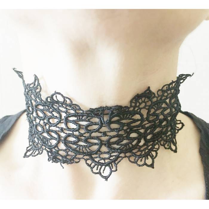 Dantel Choker Kolye